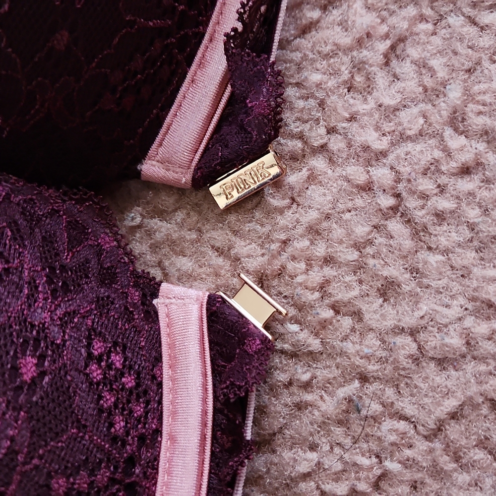 VS PINK 32DDD Lace Back Bra - Picture 2 of 5